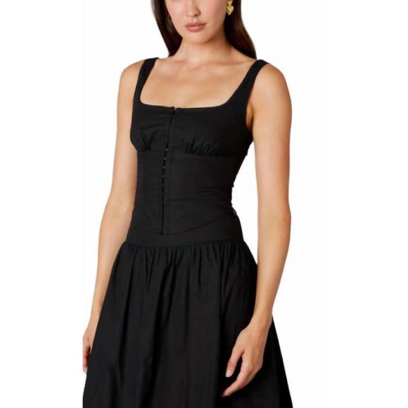 NEW NIA birkin corset top in black - Picture 2 of 3